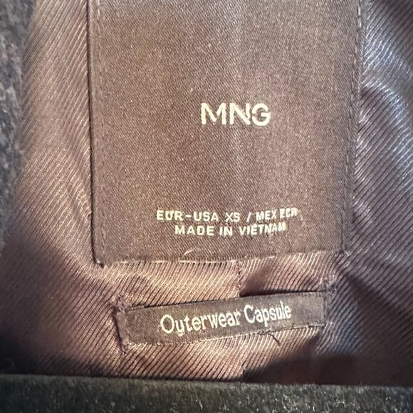 Mango Gray coat 50% wool - XS - Picture 14 of 16